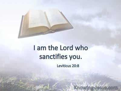 I am the Lord who sanctifies you.